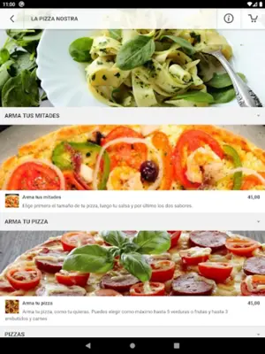 Pizza Nostra Bolivia android App screenshot 1