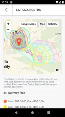 Pizza Nostra Bolivia android App screenshot 4